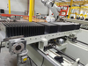 Transformer corrugated fin seam welding machine with bracing rod